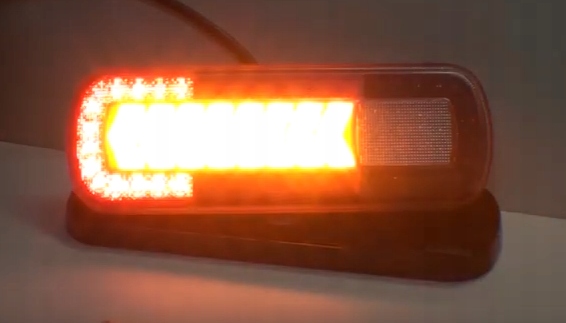 фото №11, Лампы динамический поворотник комбинированный задние led kpl