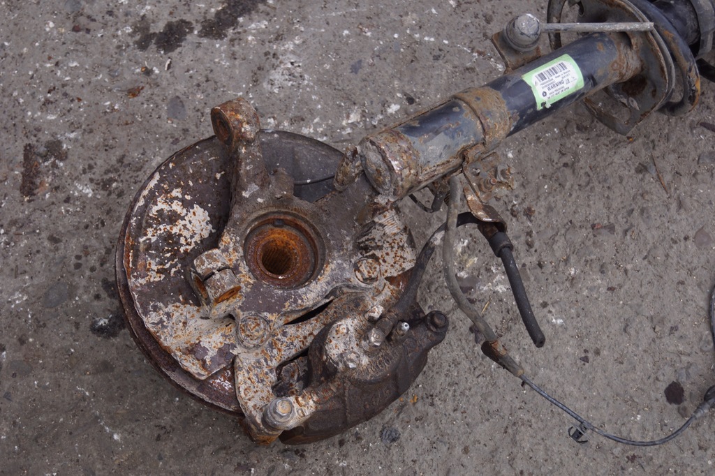 фото №9, Поворотный кулак амортизатор левый перед jeep compass i lift 2.2 crd