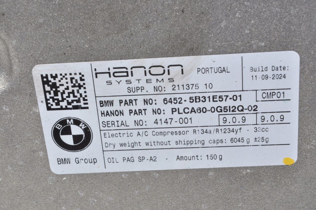 Bmw 2 u06 g20 g21 1.5 гібрид компресор кондиціонера 5b31e57 в Україні
