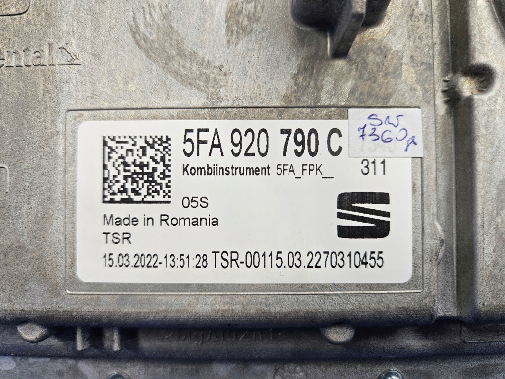 фото №8, Счетчик приборы seat leon iv cupra formentor виртуальный cockpit eu 5fa920790c