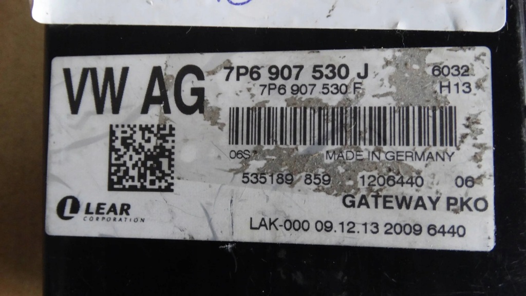 фото №3, Модуль шлюз 7p6907530j vw touareg ii