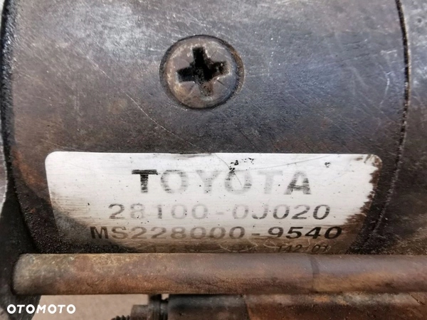 фото №5, Стартер toyota yaris i 1.0 28100-0j020