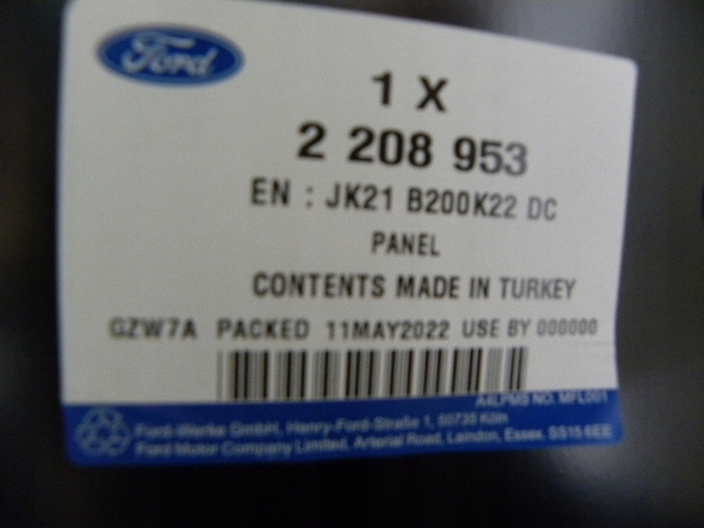 фото №5, Ford tourneo custon задний крыло правая сторона