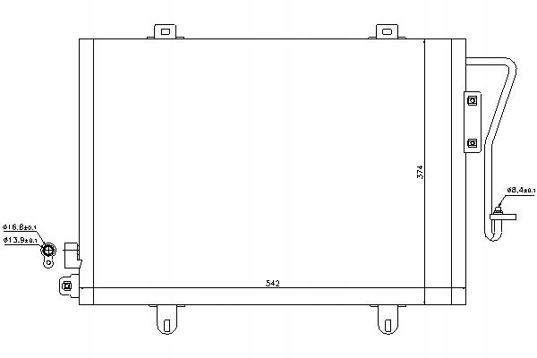 фото №2, Nissens 94279 конденсатор, кондиционер