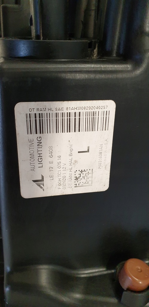 фото №9, Dodge ram 1500 5 v лампа перед передняя левая оригинал 19-24r
