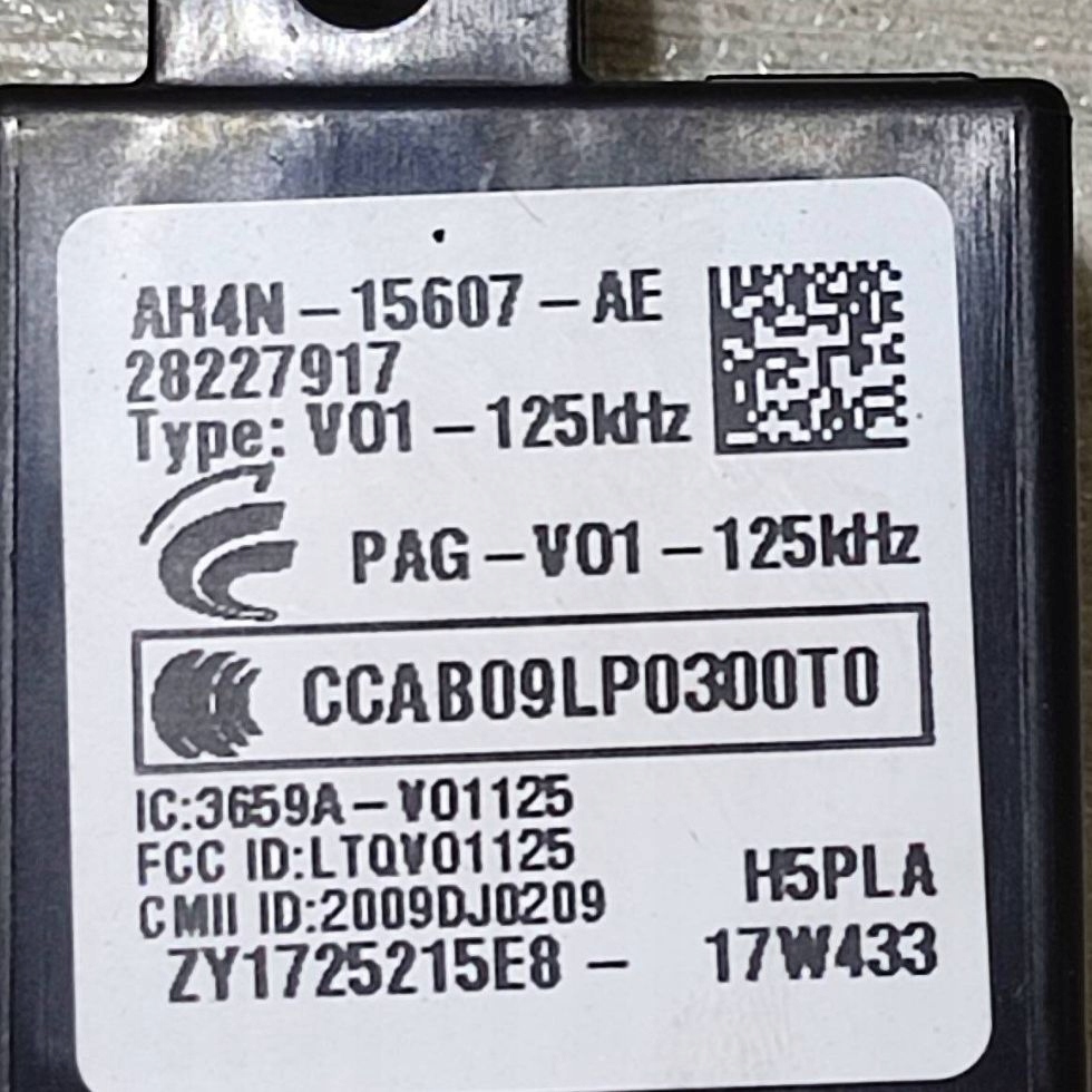 фото №1, Jaguar xf x260 2018 модуль / блок управления система запуска бесключевого