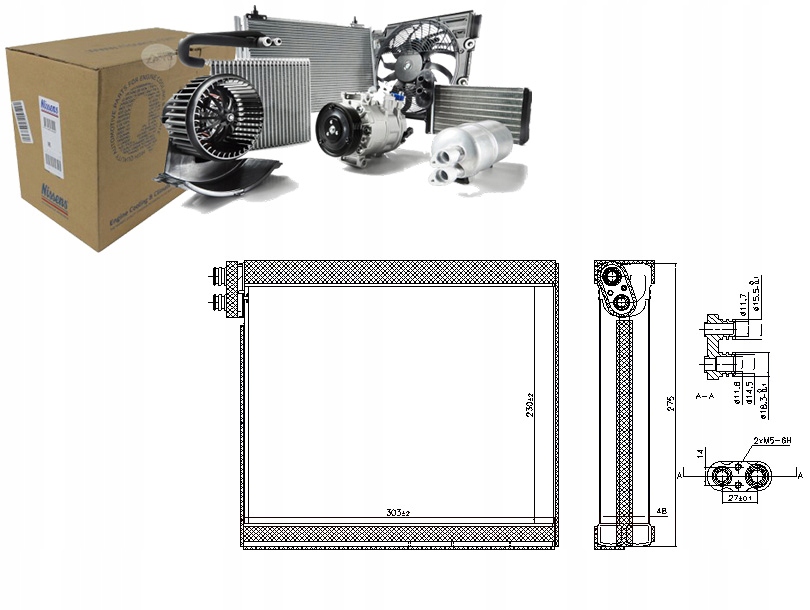 фото №1, Испаритель кондиционера land rover discovery v range rover iv range