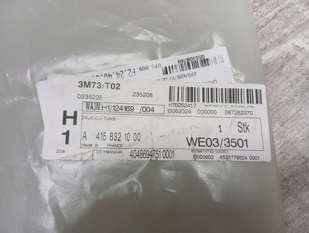 фото №8, Шланг wąż кондиціонера renault kangoo ii 924409729r новий оригінальний номер