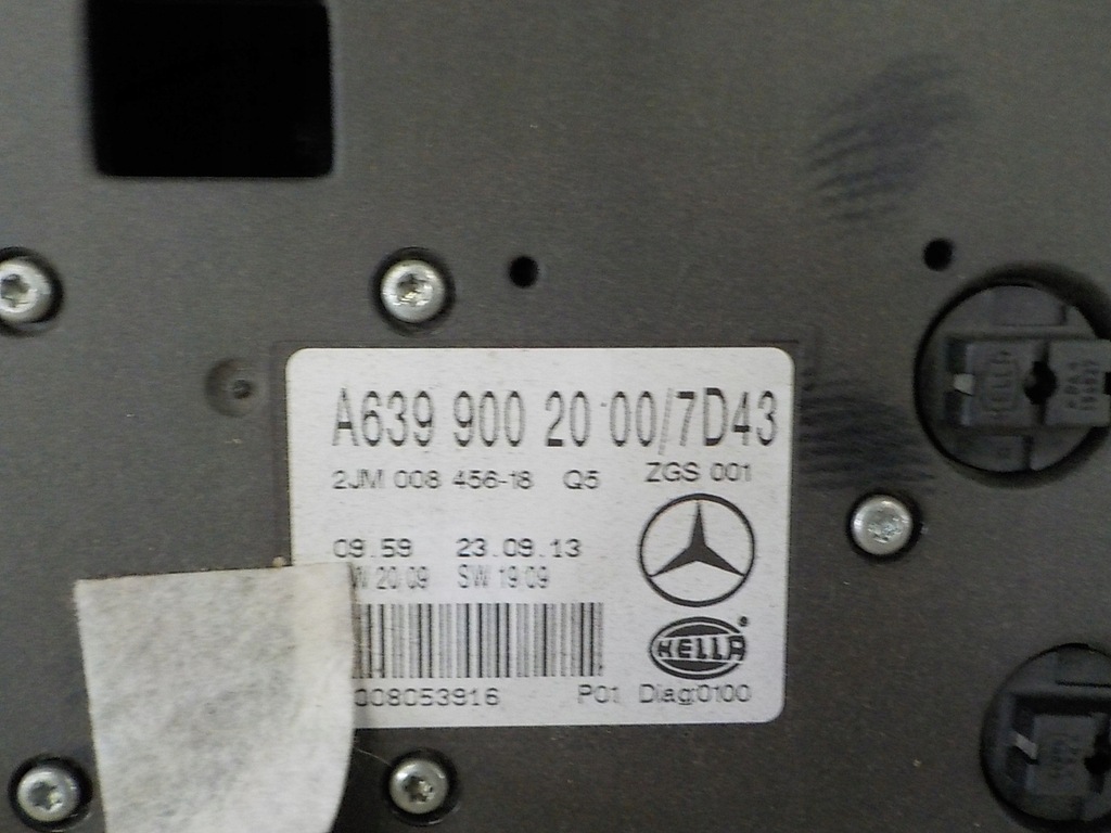 фото №8, Vito viano 639 lift стеля лампа