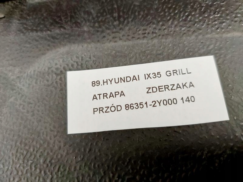 фото №9, Hyundai ix35 1 i решітка радіатора решітка радіатора бампера перед 86351-2y000