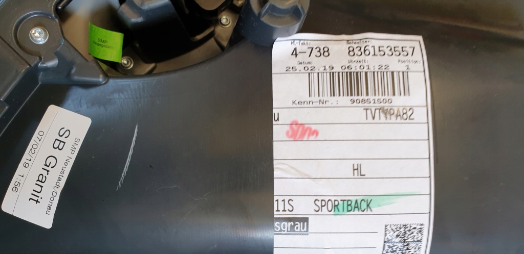 фото №12, Обшивка обивка дверь левый задняя audi a5 f5a sportback 8w8 bang olufsen оригинальный номер