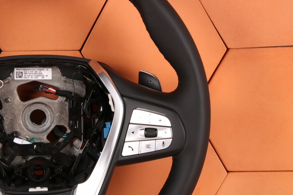 Bmw x3 g01 x4 g02 оригинальная кожаный воздуховод sport лепестки переключения подогрев с Разборки