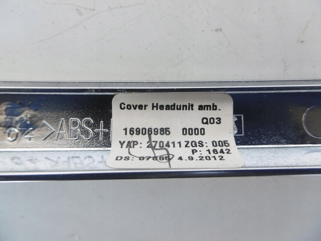 фото №12, Рамка радіо консолі mercedes ml gl w166