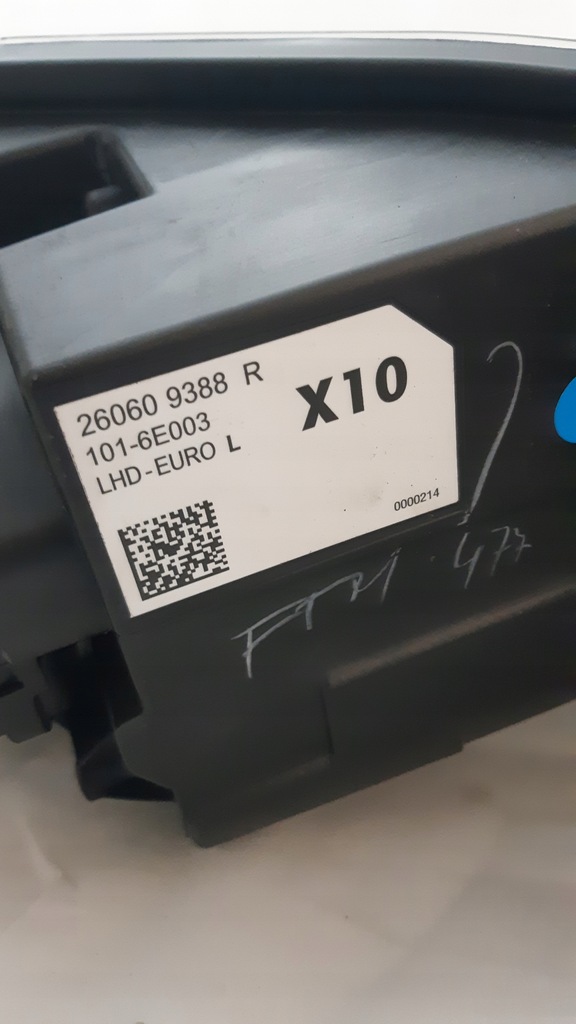 фото №5, Лампа левая renault zoe 260609625r full led europa