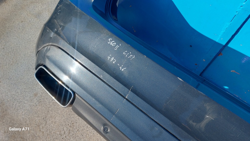 Volvo s60 2 рестайлинг  бампер задний задний 492-46 комплект с Разборки