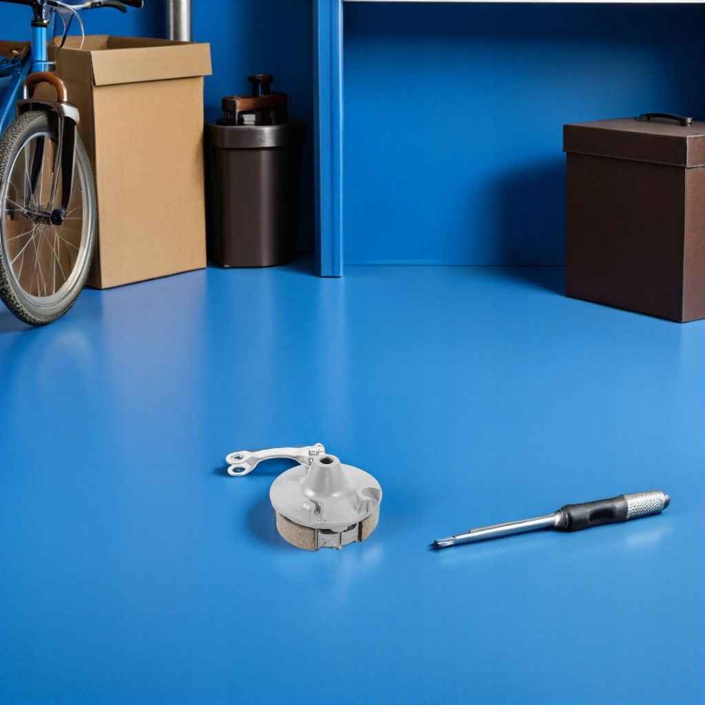 фото №10, Гальмо барабанний skutera електричний ze стоп-сигнал срібла захист передньої ступиця