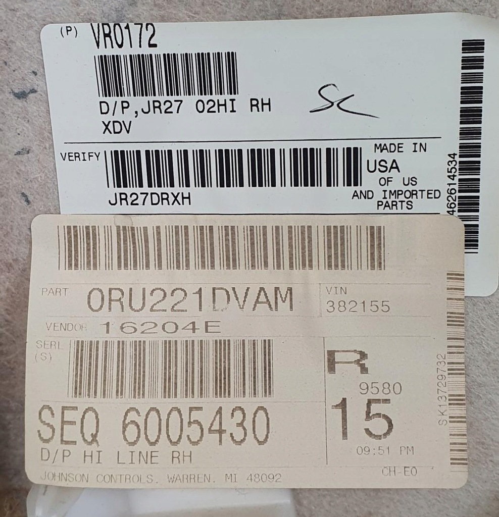 фото №5, Оббивка обшивка правий chrysler sebring i europa