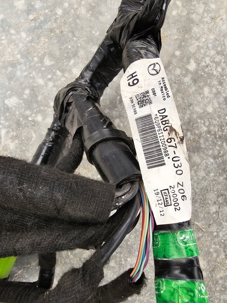 фото №8, Mazda cx30 19- джгут електропроводка панелі usa dabg-67-030