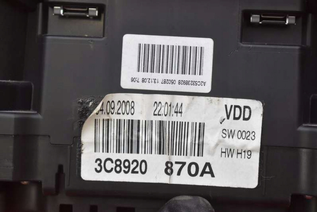 фото №9, Лічильник прилади eu 3c8920870a vw passat cc 2.0 tdi 140 km 08-12