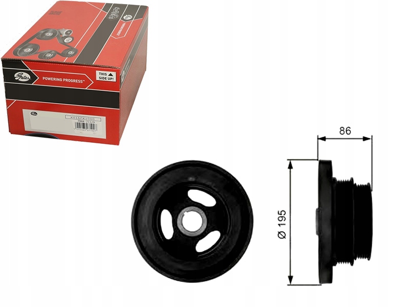 Купити Шків колінчастого вала колінчастого bmw 3 e36 3 e46 5