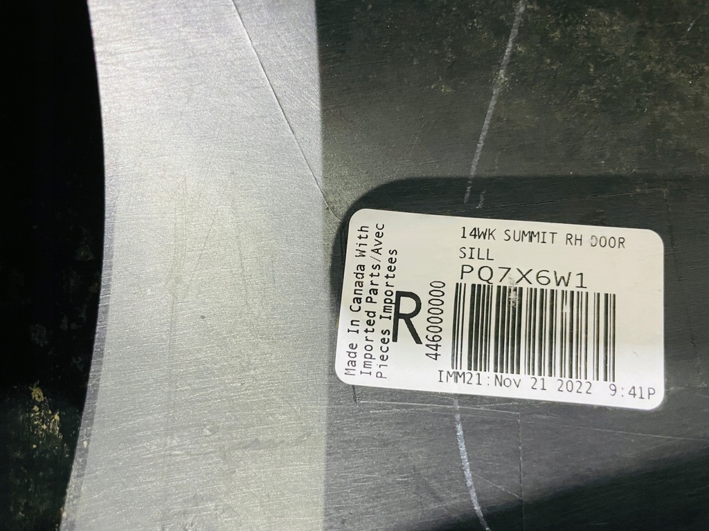 фото №11, Jeep grand cherokee wk2 summit поріг молдинг поріг права 2013-2021 rok