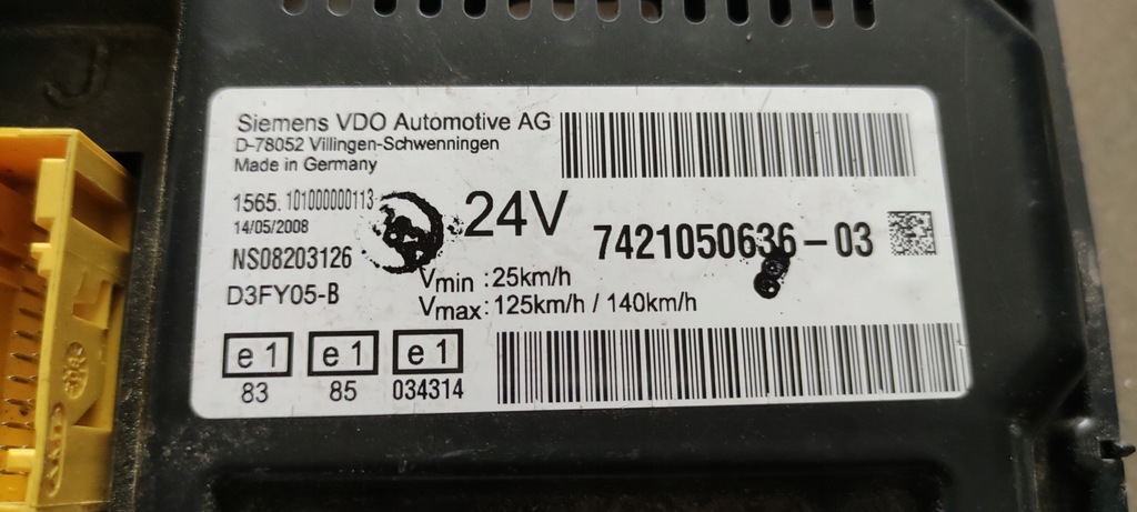 фото №3, Приборы счетчик механическая коробка передач renault premium midlum dxi