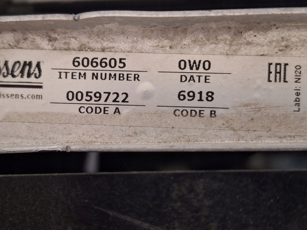 фото №11, Радіатор pas передній kia sportage 4 iv lift 1.6 crdi 2018- orgina