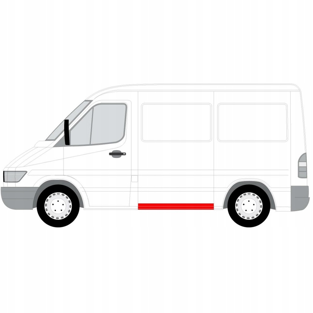 фото №2, Ремкомплект. обшивка бок левая sprinter sprinter lt ii