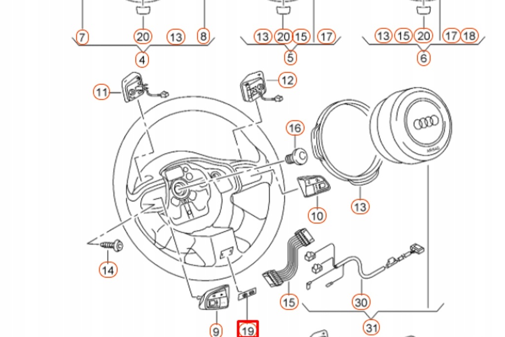 фото №8, Audi q5 sq5 8r повітропровід 'sq5' емблема 8r0419685a nowa оригінальна