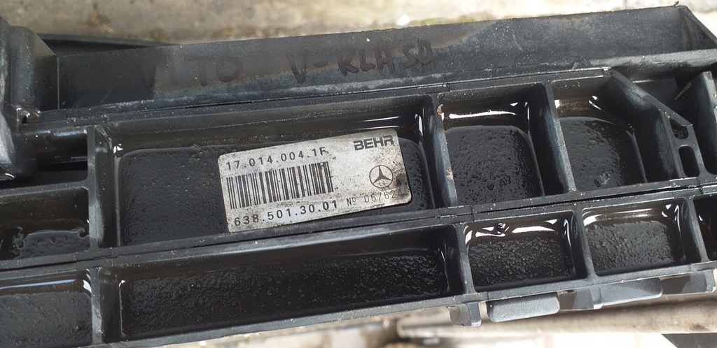 фото №7, Mercedes vito v-klasa комплект радиатор вентилятор