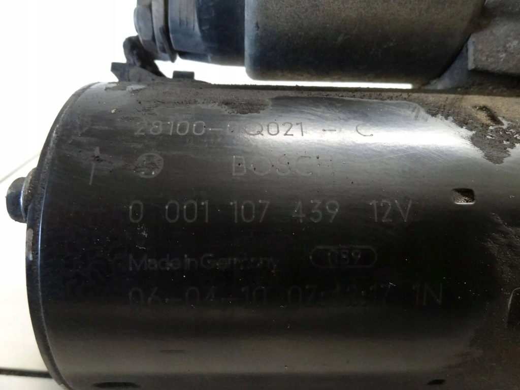 фото №5, Toyota aygo i 2006 1.0 kat стартер 0001107439 28100-0q021-c