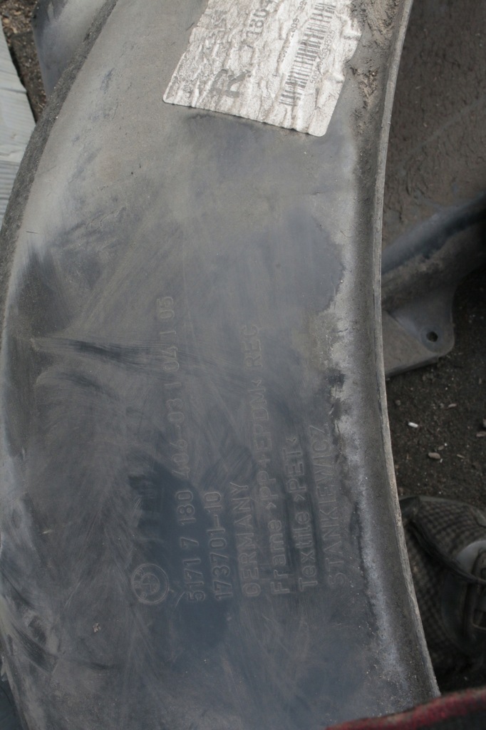 фото №6, Підкрилок праве задні bmw e60 lift