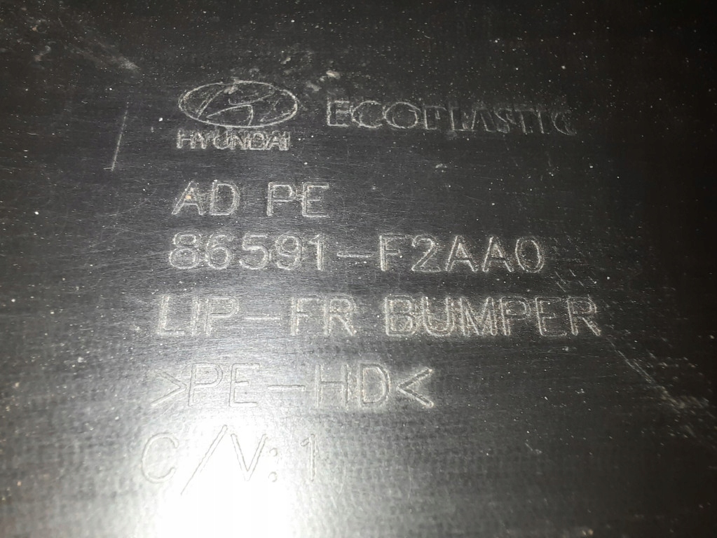 фото №6, Hyundai elantra vi lift 18-20 молдинг накладка бампера перед 86591f2aa0