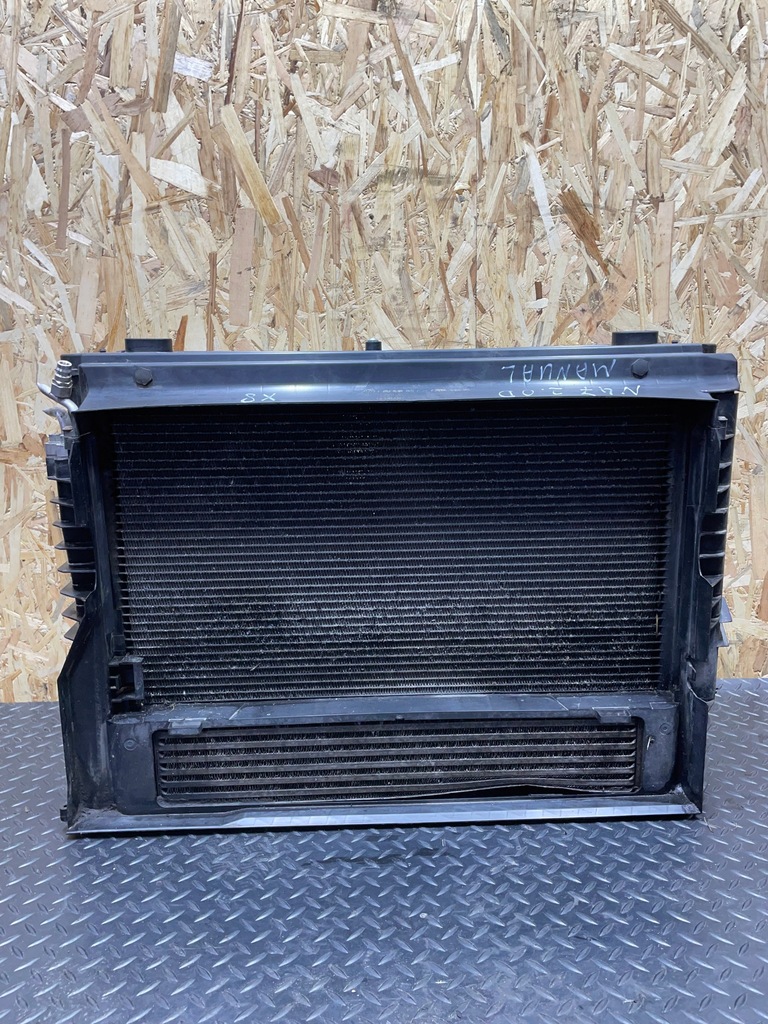 фото №10, Комплект радиатор радиатор вентилятор bmw e60 e61 n47 2.0 механическая коробка передач