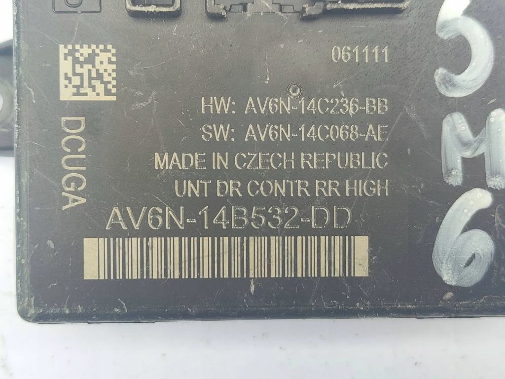 фото №3, Ford c-max ii модуль дверь av6n14b532dd