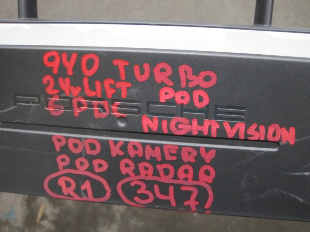 Бампер перед porsche cayenne 9y0 lift 6 pdc turbo pod камера Оригинал