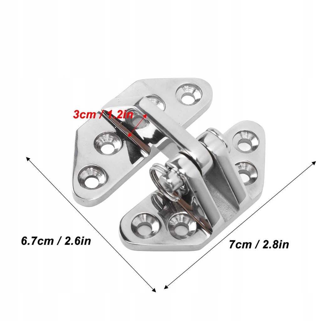 фото №11, 4 szt петлі do двері łodzi замінник шарнір люк