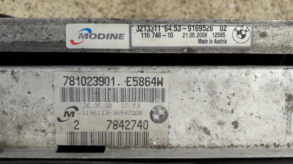 фото №9, Bmw 3 e90 e91 2,0d радіатор вентилятор кулер kom