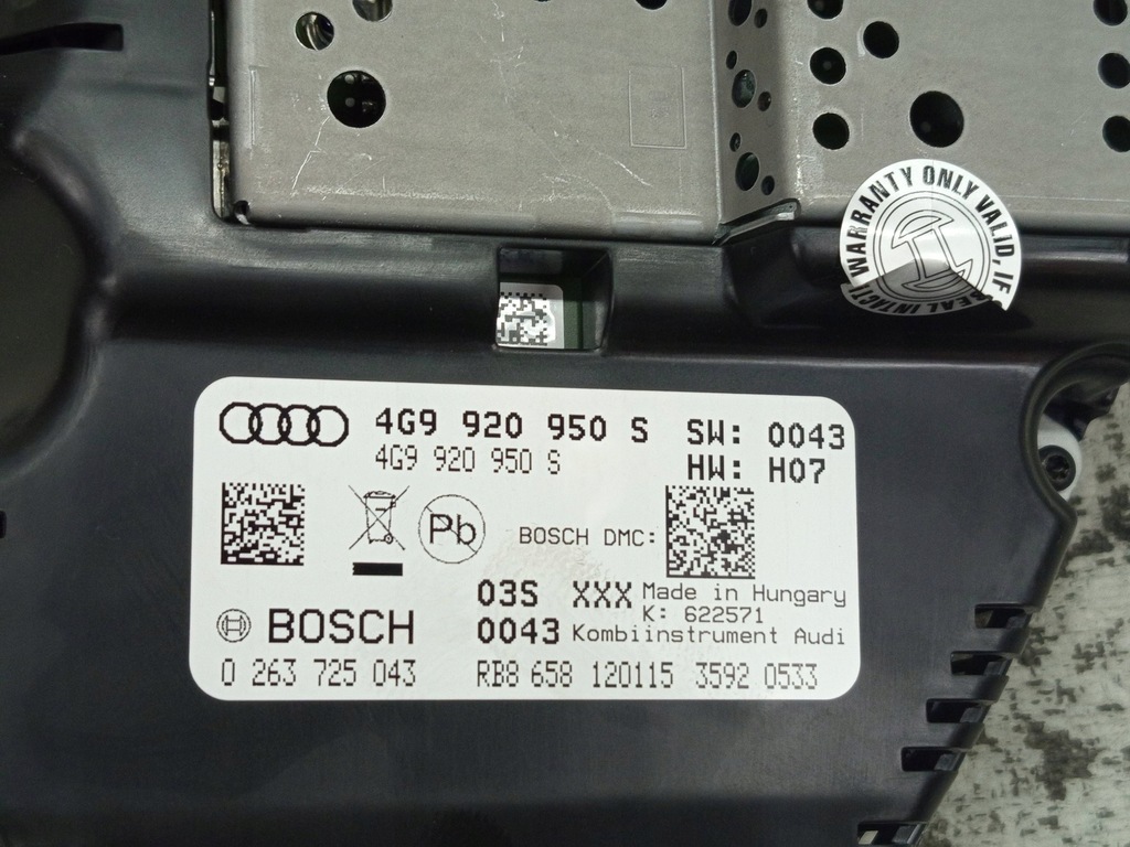 фото №6, Счетчик приборы audi a6 c7 3.0 tdi 4g9920950s allroad