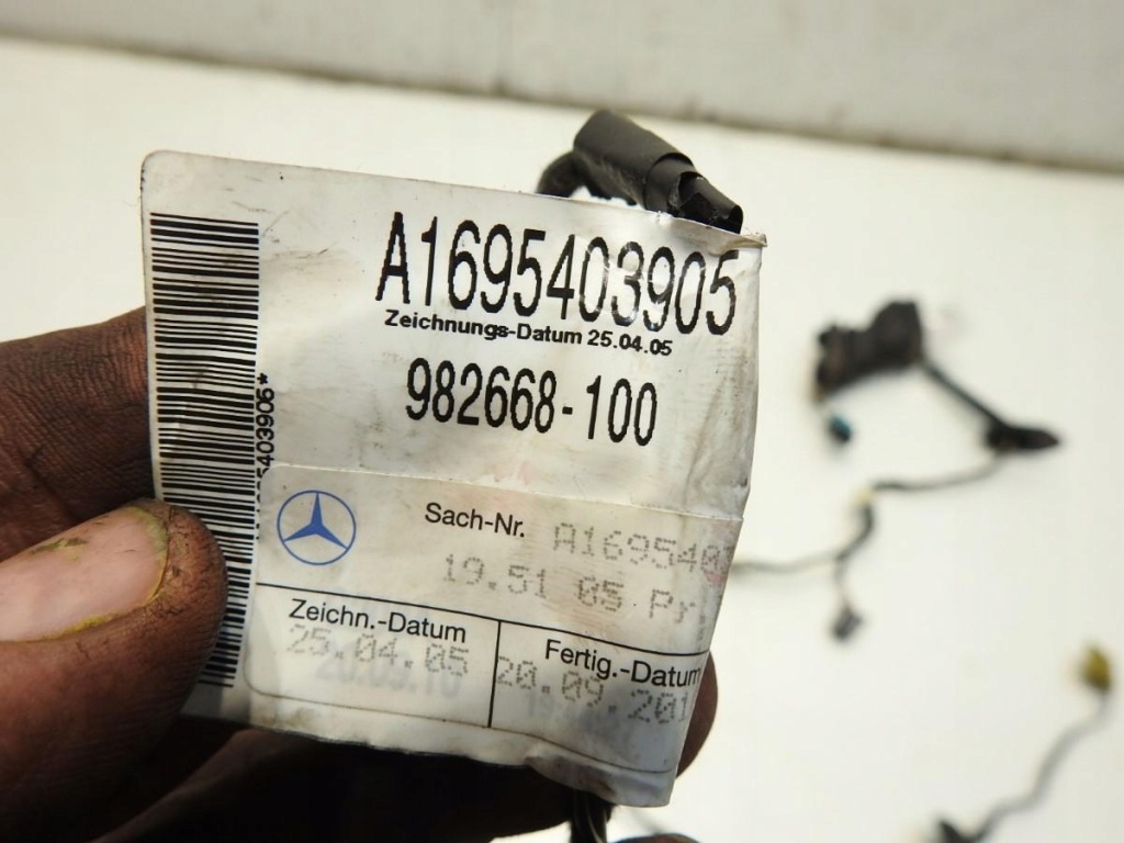 фото №8, Жгут электропроводка дверь задняя mercedes b w245 lift a1695403905