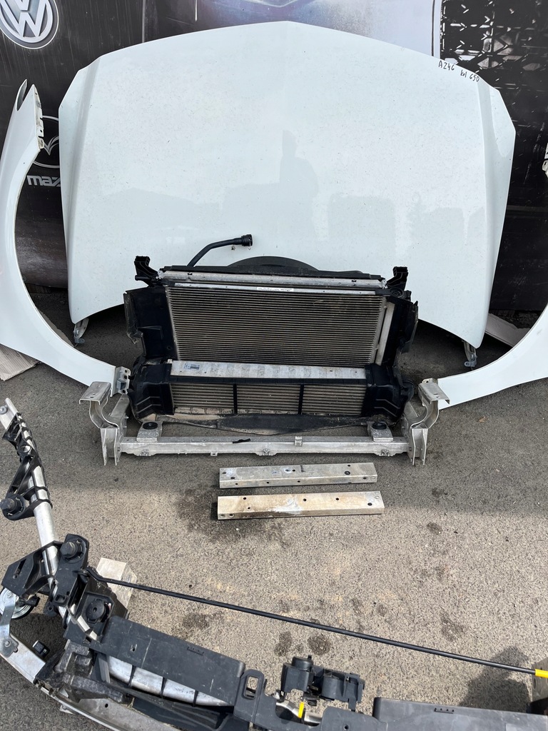 фото №8, Бампер лампа kompletny перед b-klasa w246 lift amg капот крила фара