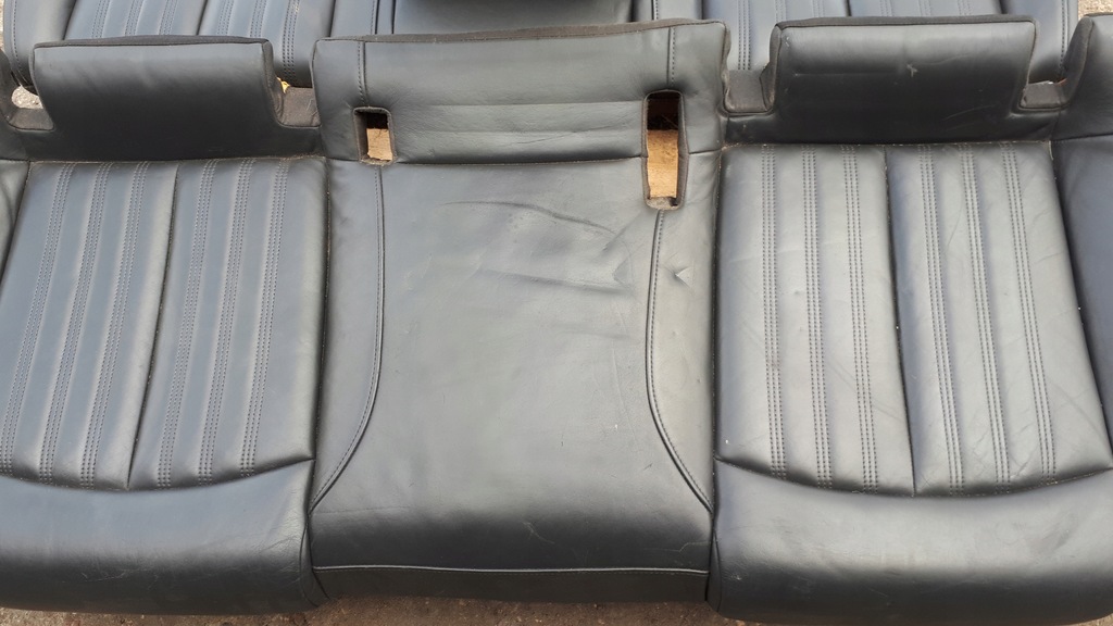 фото №7, A7 4g заднє сидіння спинка задня шкіра sline czarna