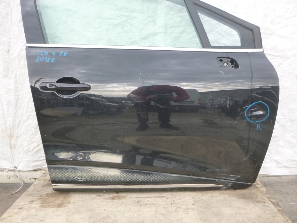 фото №3, Двері правий перед передні clio iv