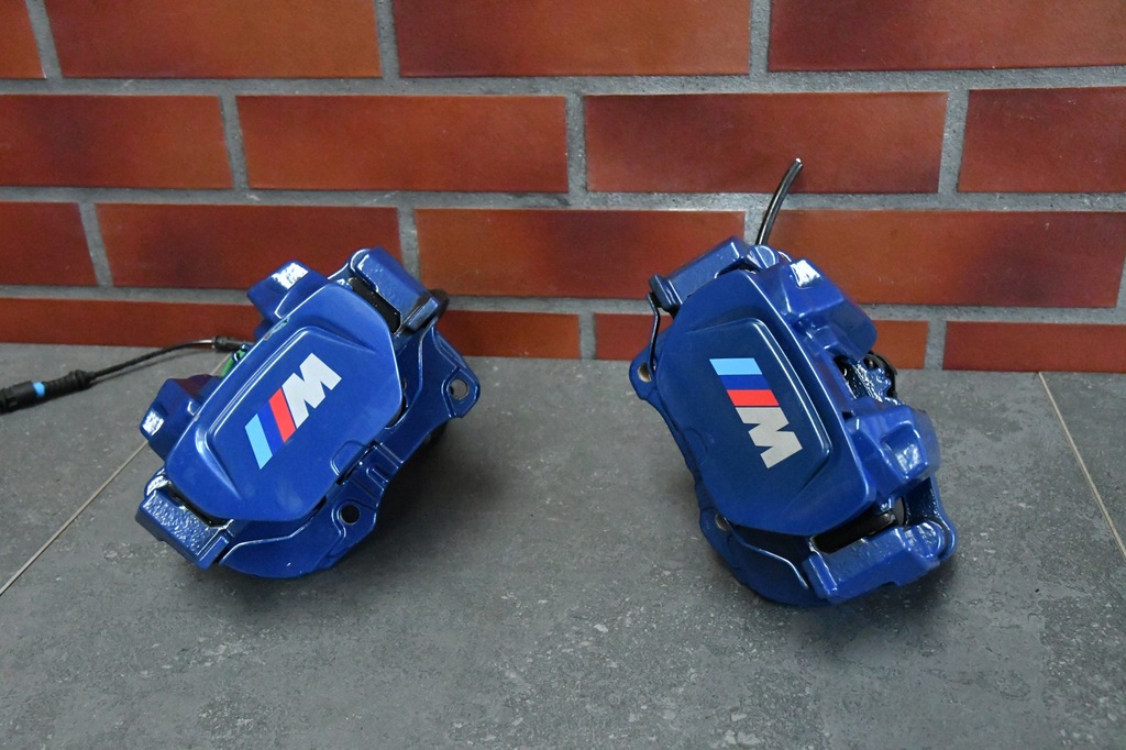 фото №12, Тормоза тормозные диски суппорт bmw 5 g60 g61 x3 g45 m-pakiet 348x30 niebieskie