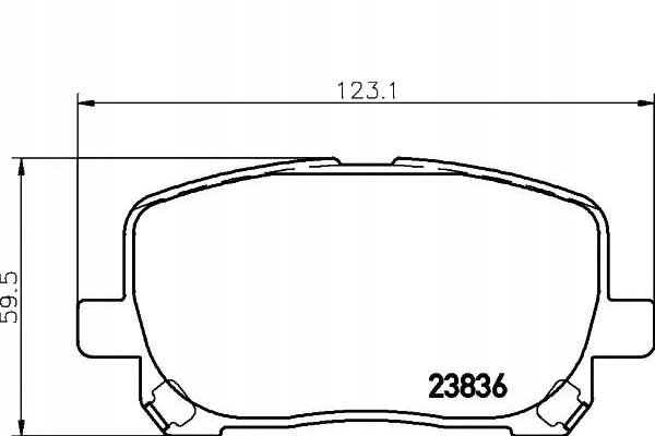 фото №2, Тормозные колодки ham. toyota avensis