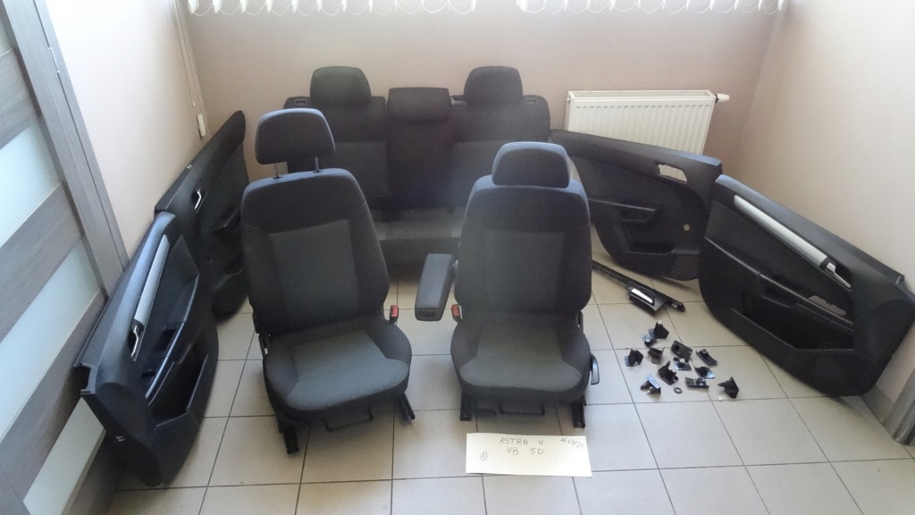 фото №1, Astra iii h сиденья заднее сиденье обшивки