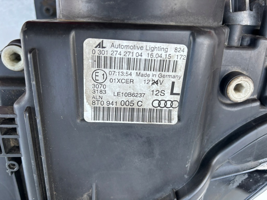 фото №9, Audi a5 8t lift 11-15 rok левая лампа перед bi-xenon led комплектная d021dz