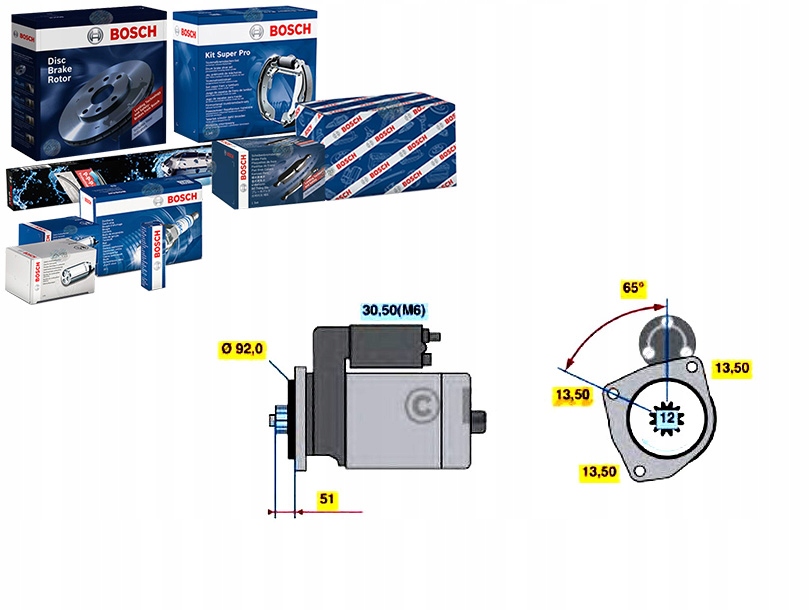 фото №1, Стартер scania bosch