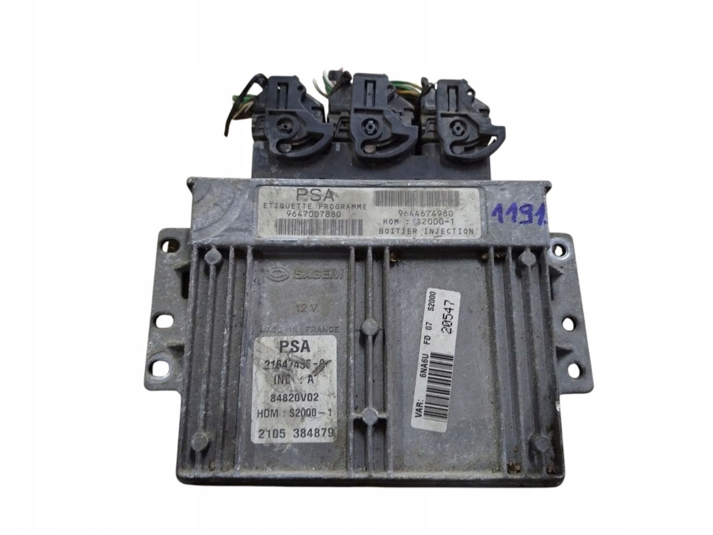 Купити Бортовий комп'ютер citroen peugeot 9647010880 9644674980