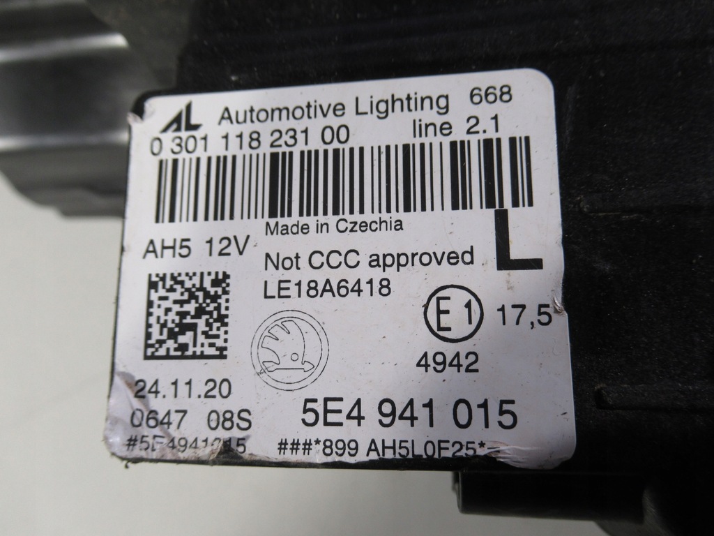 фото №14, Skoda octavia 4 iv 5e4 full led лампа 5e4941015
